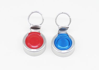 20mm Color Customized Two Pieces Crimp Aluminum Cover Cap With Ring-pull