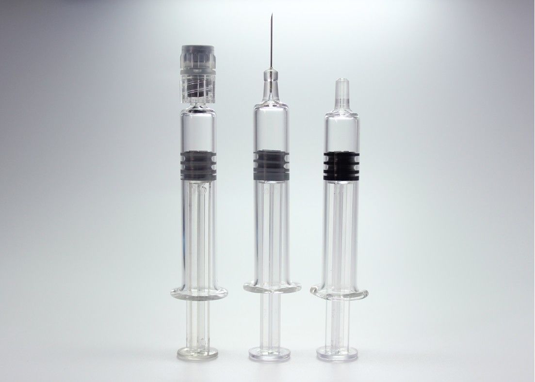5.0 Neutral Borosilicate Glass Prefilled Syringes 2.25ml Capacity For