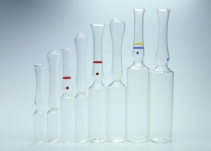 Color Dot And Ring Glass Sealed Ampoule 1ml 2ml 5ml 10ml Capacity