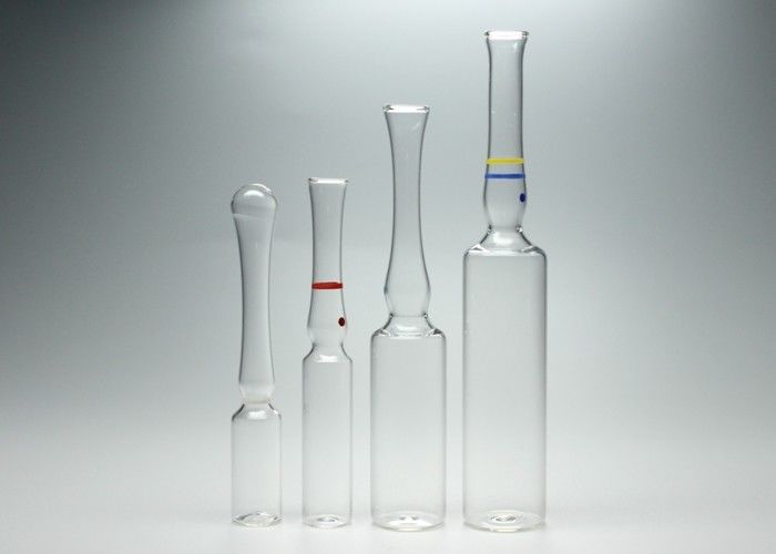 Pharmaceutical Glass Ampoules Types , Ampoule Container Transparent