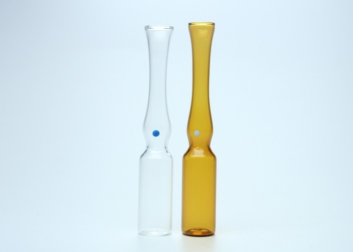 Empty Glass Ampoules 1ml Capacity For Liquid Medical YBB / ISO Standard