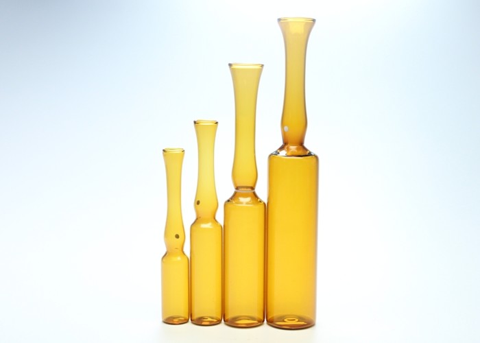Pharmaceutical Glass Ampoules Types , Ampoule Container Transparent