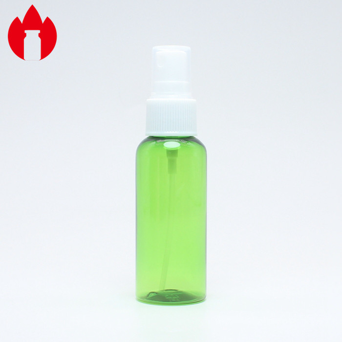 Green Clear PET 50ml Recycled Plastic Spray Bottles