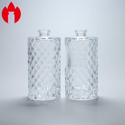 45ml Clear Perfume Glass Vial Hot Stamping Frosting