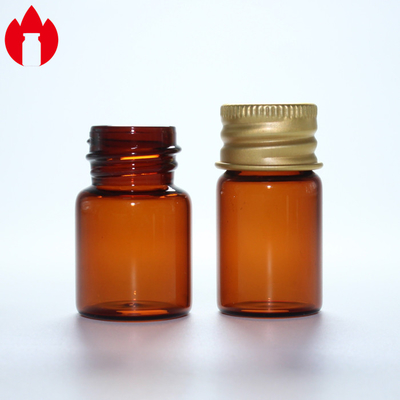 5ml Amber Screw Neck Glass Vial with Aluminum Cap