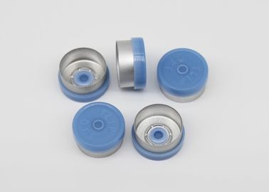 13mm Light Blue Smooth Flange Injection Pharmaceutical Flip Off Cap