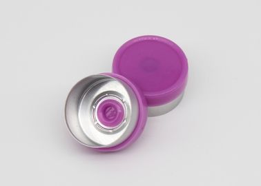 13mm Purple Smooth Flange Injection Pharmaceutical Glass Vial caps