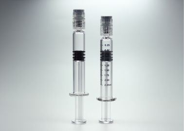 2.25ml Glass Prefilled Syringes With Luer Lock Rigid Cap ISO Certificated