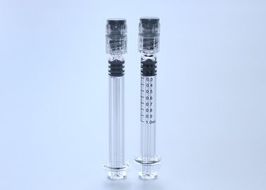 1ml Sterile Glass Syringes , Thin And Long Pre Filled Syringe For Medical