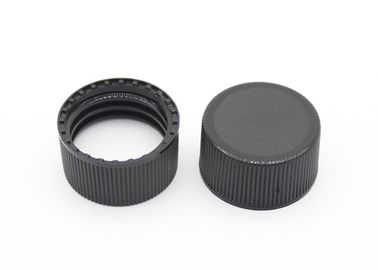 Black PP Plastic Screw Caps 24mm Capacity With High Sealing Performance