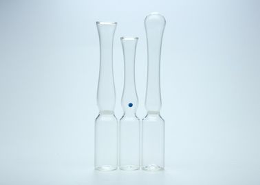 Medicinal Amber Glass Vial , 1 Ml Ampule For Injection Vials / Bottle