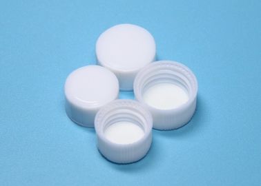 13mm White Threaded Plastic Cover Caps PP Material For Screw Bottle