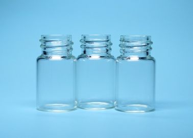 7ml Clear Threaded Top Borosilicate Glass Mini Bottle Vial Container