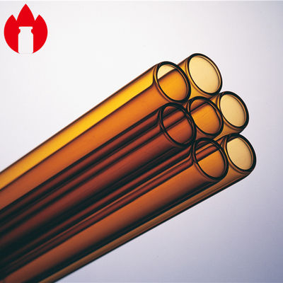 Amber Borosilicate Glass Tubing , Medicinal Borosilicate Glass Containers