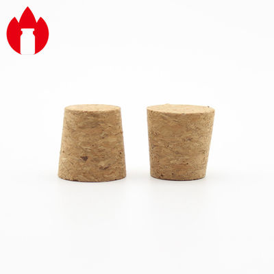 Natural Or Synthetic Wooden Vial Cork Stopper Customized