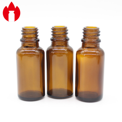 20ml Brown Glass Essential Oil Bottle Hot Stamping Frosting