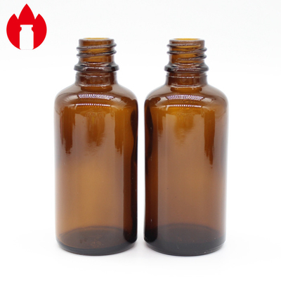 50ml Amber Essential Oil Glass Bottle Soda Lime Glass