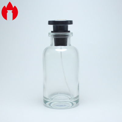 100ml Clear Perfume Moulded Glass Bottles With Pump Spray