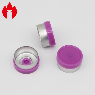 13mm Purple Smooth Flange Injection Pharmaceutical Glass Vial caps