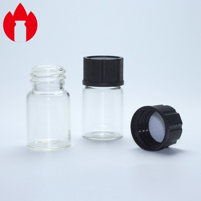 Printing 7ml Glass Vials With Screw Caps Plastic Hot Stamping