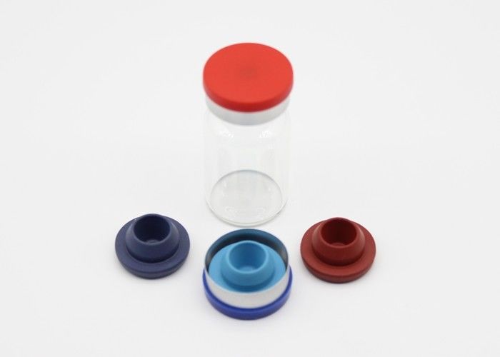 20mm Syringe Bottle Stopper , Medicine Bottle Stoppers Chlorinated