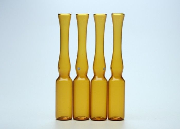 Color Dot Empty Glass Ampoules Type I Water Resistance CE Certificated