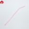 Pink Color Borosilicate Glass Drinking Straws For Tea Coffee