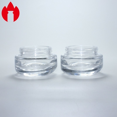Cosmetic Cream Clear Glass Vial 5ml Frosting Treatment