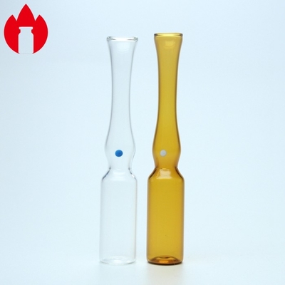 Glass Ampoule 1ml-20ml Empty Clear Or Amber Pharma Injection Glass Ampoule