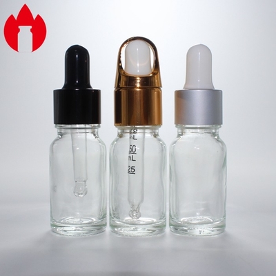 10ml Clear Cosmetic Essential Oil Dropper Glass Bottle Vial