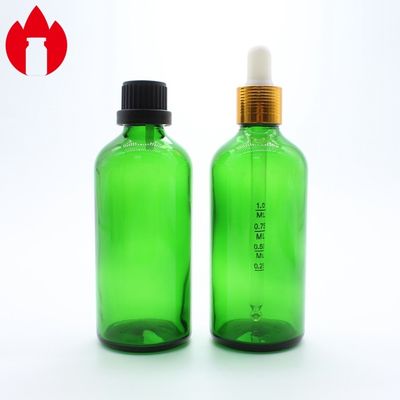 50ml Green Cosmetic Essential Oil Glass Bottle Vial