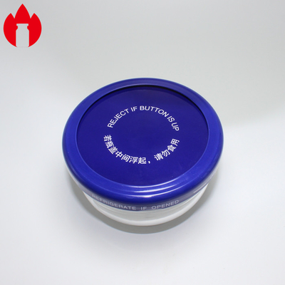 Customized Glass Bowl Container With Metal Cover
