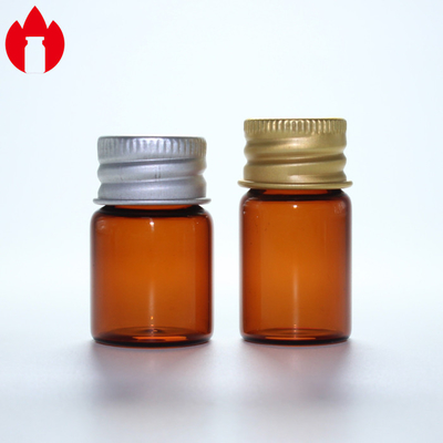 5ml Amber Screw Neck Glass Vial with Aluminum Cap