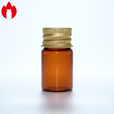 5ml Amber Screw Neck Glass Vial with Aluminum Cap