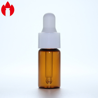 3ml Clear Or Amber Screw Glass Vial With Dropper Cap