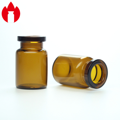 Pharmaceutical 5ml Clear or Amber Mini Lyophilization Glass Vials With Cap