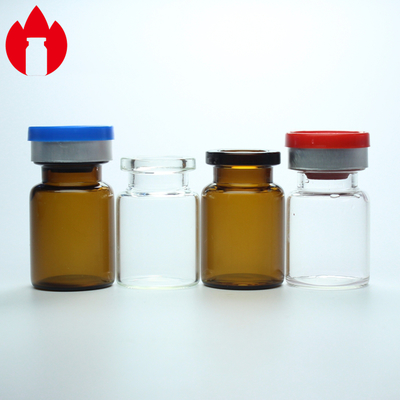 Crimp Top Tubular Glass Bottle Vial