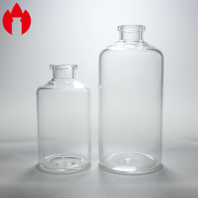 50R 50ml Clear Pharmaceutical Boroslicate Glass Bottle Vial