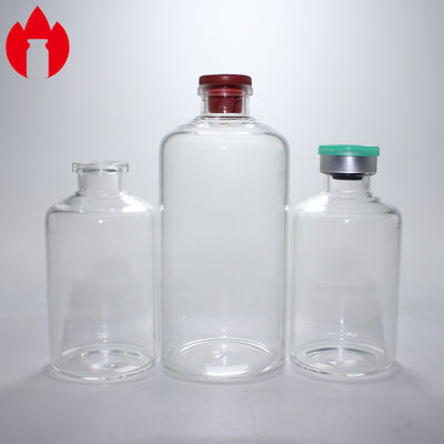 100ml 100R Clear Medical Boroslicate Glass Vial