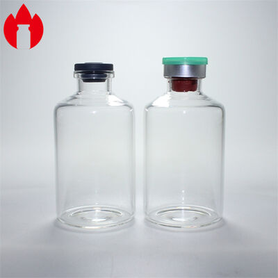 50R 50ml Clear Pharmaceutical Boroslicate Glass Bottle Vial