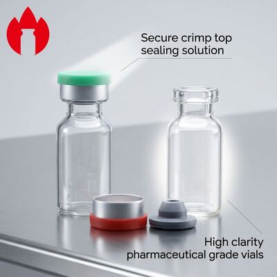 3ml Medicine Tubular Borosilicate Clear Glass Bottle Vial