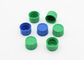 18 Teeth PP Material Plastic Screw Caps Blue / Green Color With Inner Plug