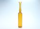 Amber Type C Empty Glass Ampoules 10ml Capacity Neutral Borosilicate Glass Material