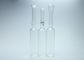 Empty Glass Injectable Ampoules Transparent / Amber Color 10ml Capacity
