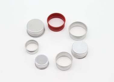 Round Shaped Aluminium Screw Caps 18mm 24mm 28mm With Multiple Color