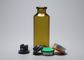 30ml Brown Tubular Glass Vial Bottle With Lid For Injection