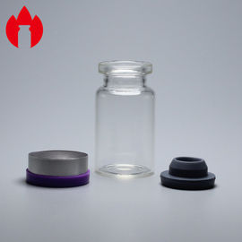 Customized 5ml Transparent Medicinal Borosilicate Glass Tube Vials