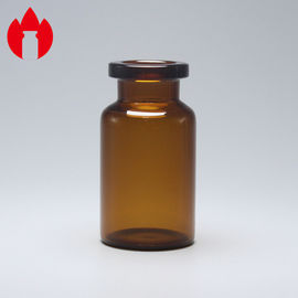 10ml Clear and Brown Tubular Glass Bottle Vial