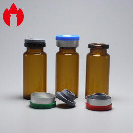 10ml Dark Amber Soda Lime Glass Vial with Crimp Neck and Hot Stamping for Secure Packaging