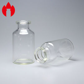 ISO Standard 20ml Transparent Injection Medicinal Glass Tube Vial